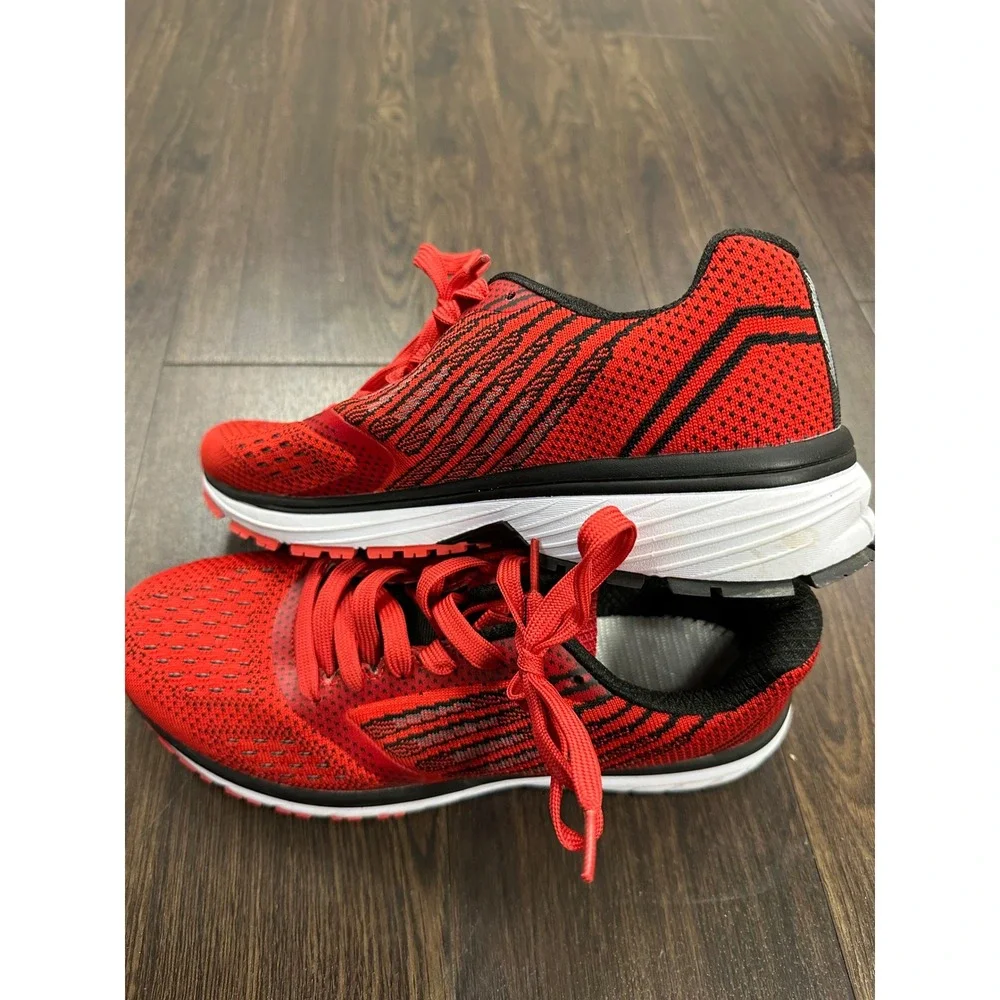 WHITIN Men's/Women's Barefoot Running Shoes - Red/Black - Size‎ EU 41